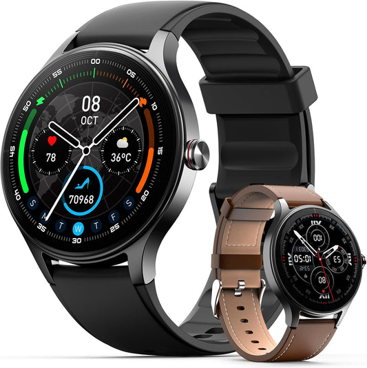Woneligo Reloj inteligente para hombre, AMOLED de 1.57 pulgadas, pa...
