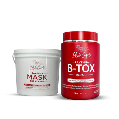 I Belli Capelli Ravenna Kit de Reparación B-tox - Tratamiento Capil...