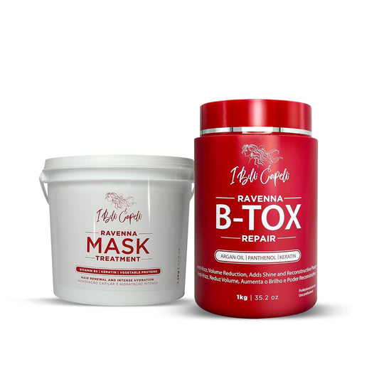 I Belli Capelli Ravenna Kit de Reparación B-tox - Tratamiento Capil...