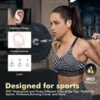 HAOYUYAN Auriculares inalámbricos, auriculares Bluetooth deportivos...