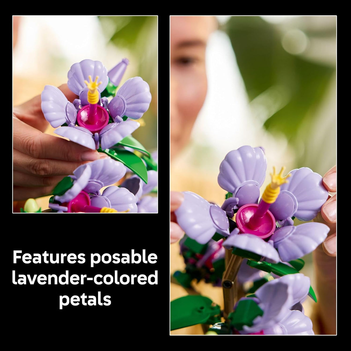 LEGO Botanicals - Juego de construcción de flores de hibisco - Bloq...
