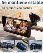 Cámara de Coche para Niños de 2 Yakry para Asiento: Pantalla Ultraw...