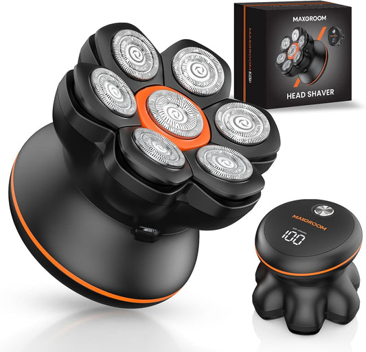 MAXGROOM® Afeitadora de cabeza para hombres calvos, maquinilla de a...