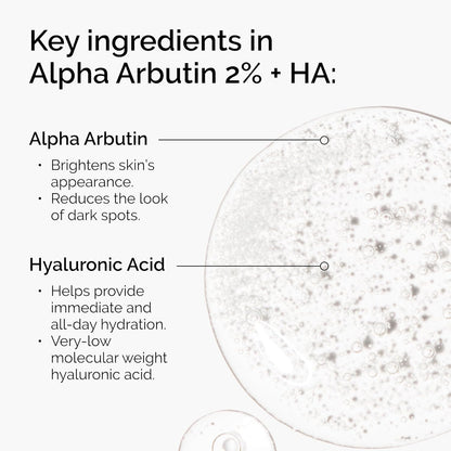 The Ordinary El Set Luminoso, régimen de 3 pasos para un tono de piel radiante y uniforme con tónico exfoliante de ácido glicólico al 7%, Alpha Arbutin 2% + AH, y solución de cafeína 5% + EGCG | Set
