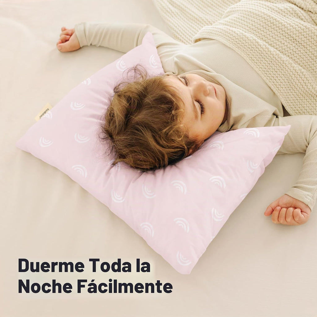 Paquete de 2 almohadas para niños de 2 años a 5,13 x 18 pulgadas (a...