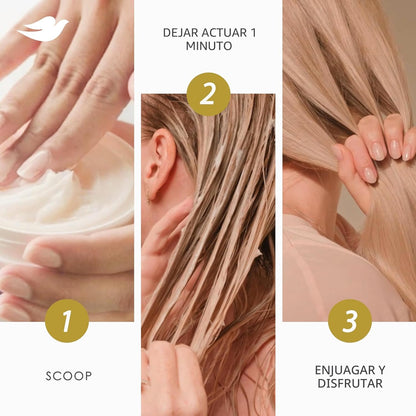 Dove Hair Bond Strength - Mascarilla Sérum 10 en 1 para cabello quí...