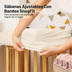 Paquete de 2 fundas protectoras de colchón impermeables para cuna,...