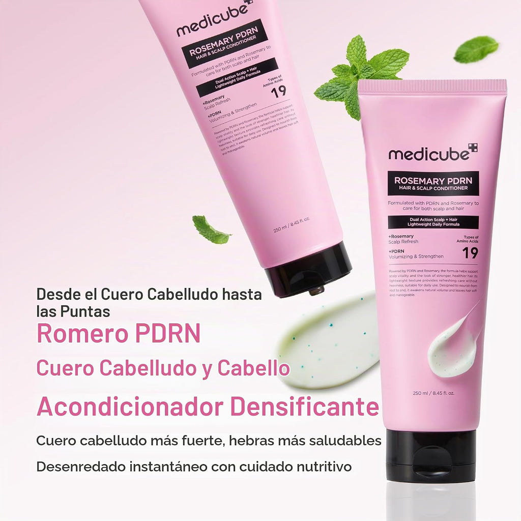 medicube Acondicionador espesante de cuero cabelludo a hebra de rom...