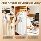 EICORA Vaporizador de mano para ropa, vaporizador 2 en 1 y plancha...