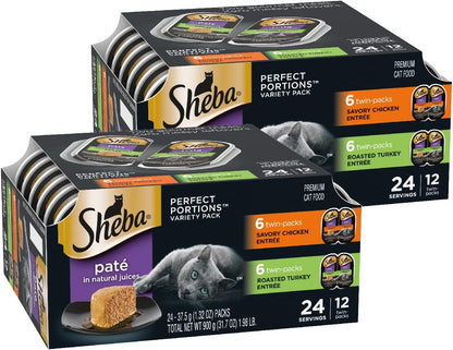 Sheba Portaciones perfectas SHEBA SOFT WEET CAT FOOD PATÉ SAVORIO P...