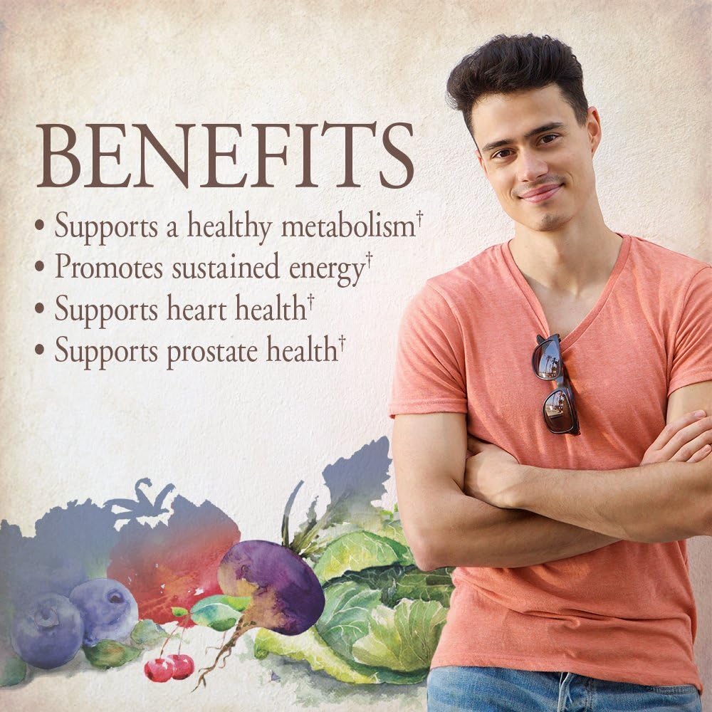 Multi tabletas Garden of Life Kind Organics para hombres, 120, 1, 1