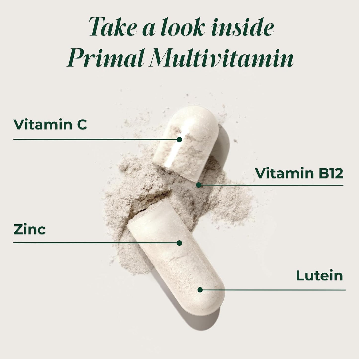 Primal Harvest Primal Multivitamin - Suplemento diario multivitamín...