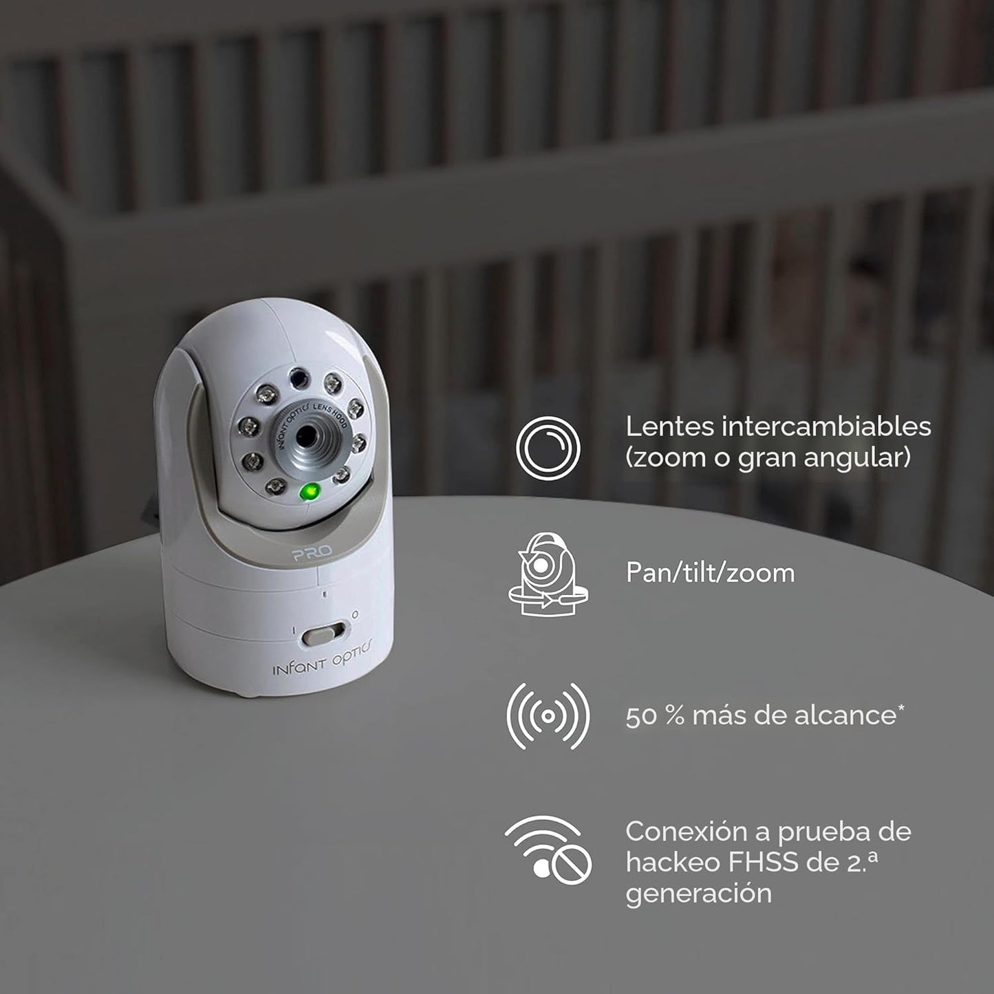 Infant Optics DXR-8 PRO Monitor de Video para Bebé, Resolución HD 7...
