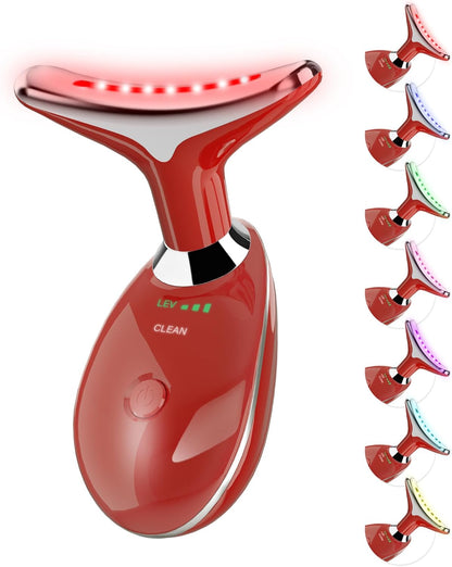 Masajeador Facial, Varita de Masaje Facial y de Cuello Portátil par...