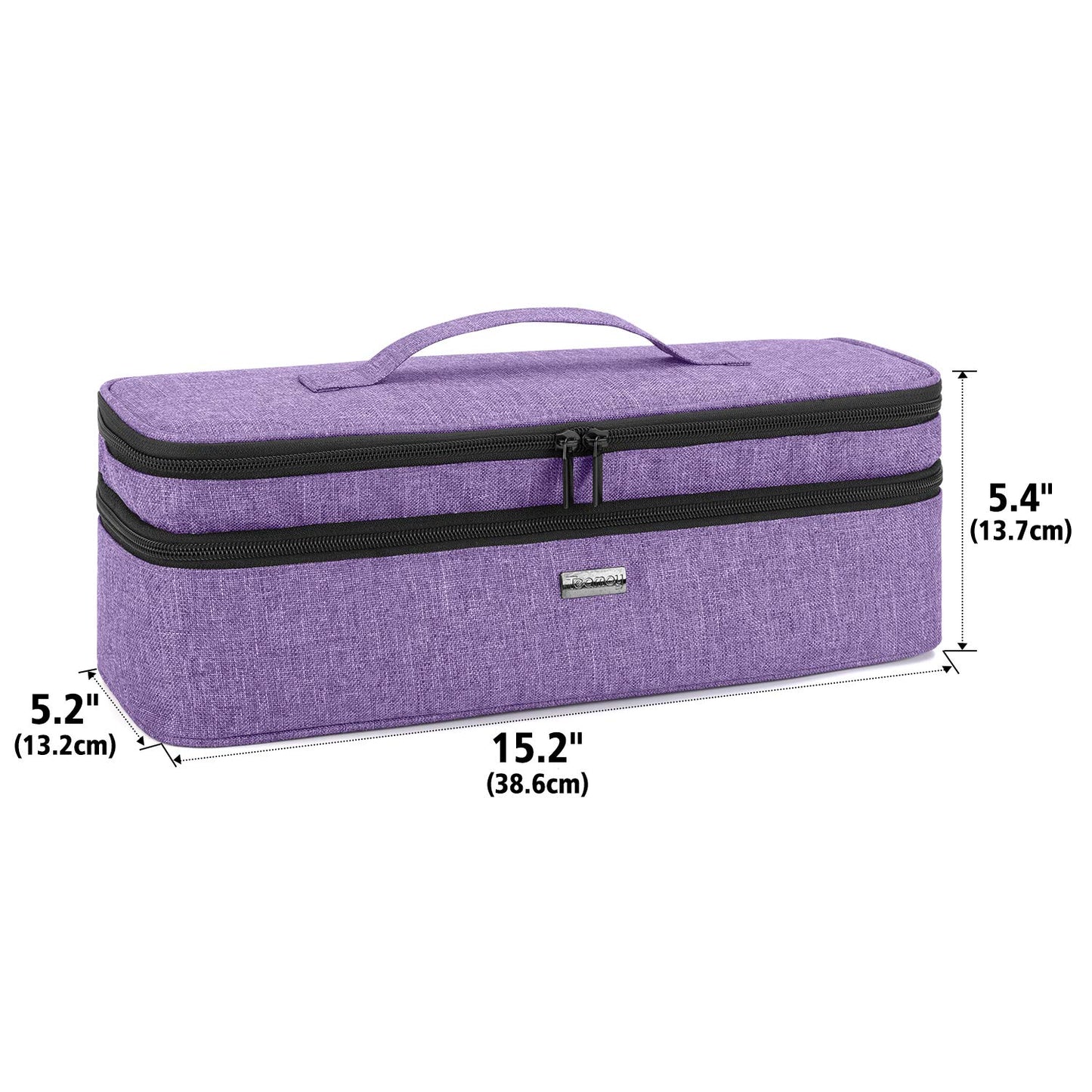 Teamoy Bolsa de almacenamiento de viaje de doble capa compatible co...
