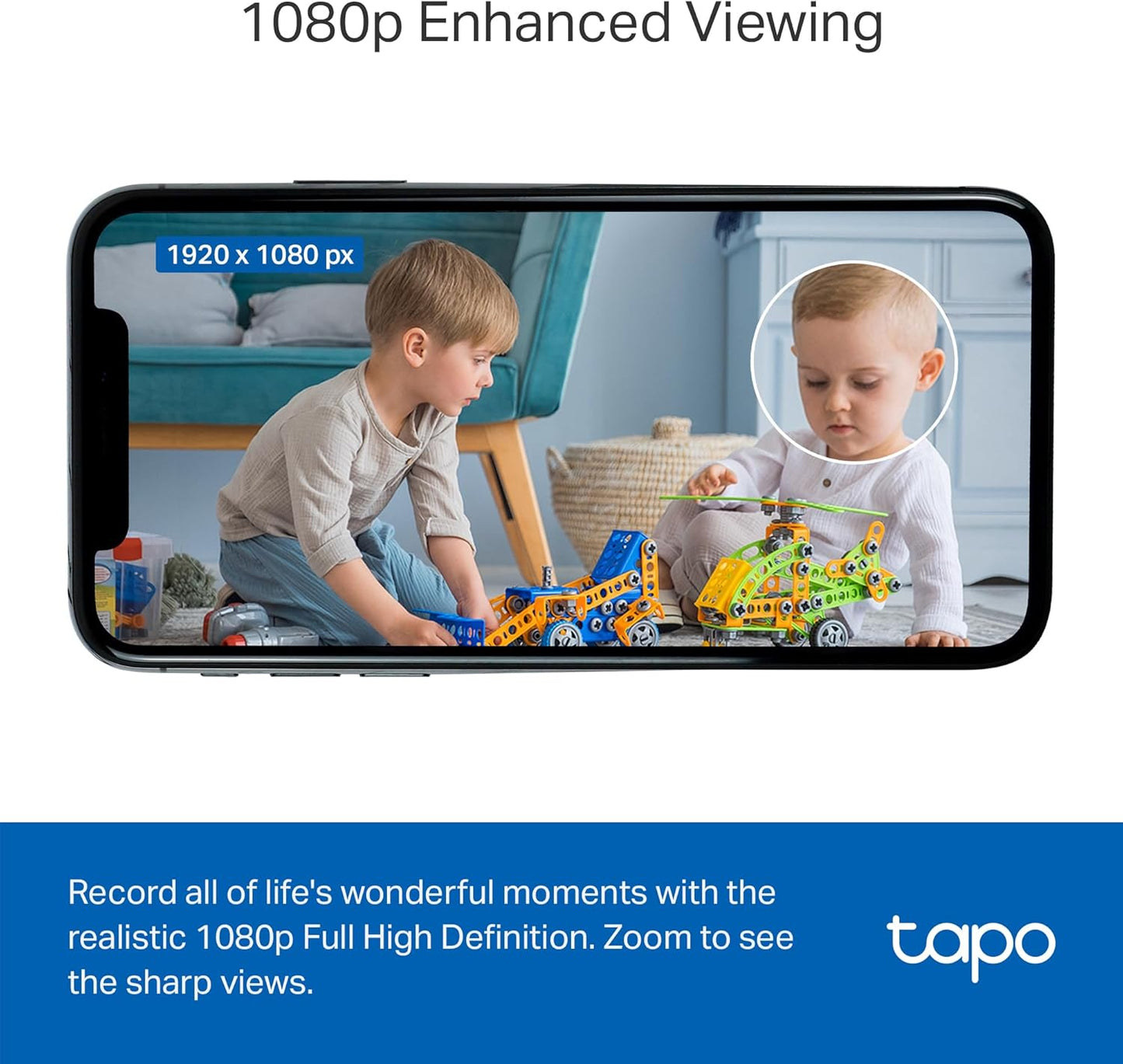 Tapo de TP-Link - Cámara de seguridad interior de 1080P para monito...