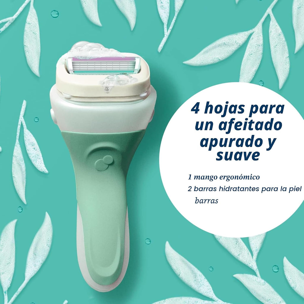 Maquinillas de afeitar Schick Intuition para mujeres con piel sensi...