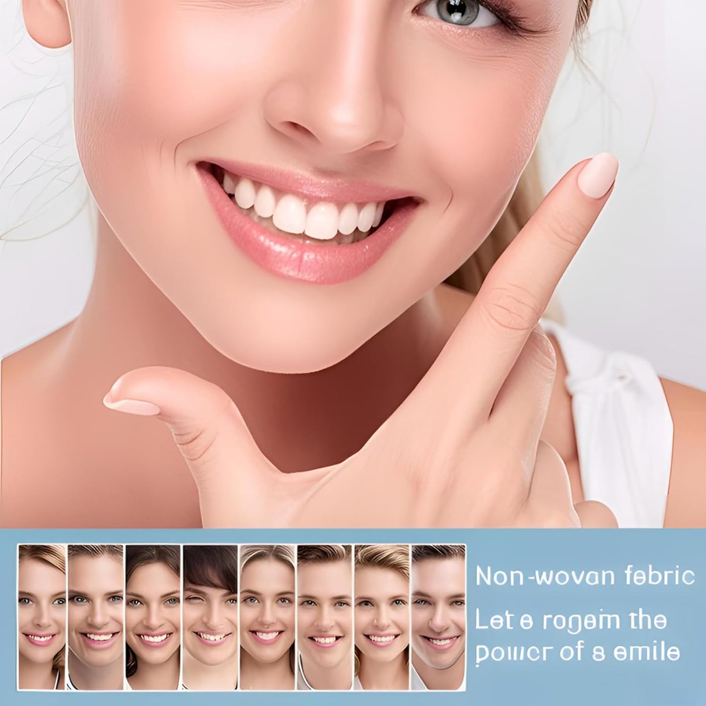 2 Pairs Temporary Smile Support Adjustable, Suitable for All Sexes,...