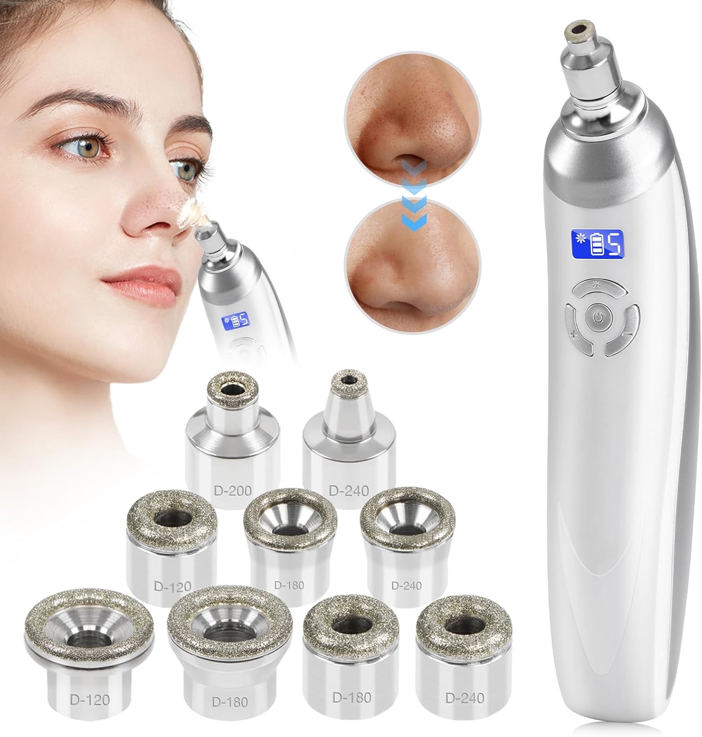 Máquina facial mejorada de micro dermoabrasión de diamante, herrami...