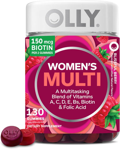 OLLY - Goma multivitamínica para mujer, salud general y apoyo inmun...