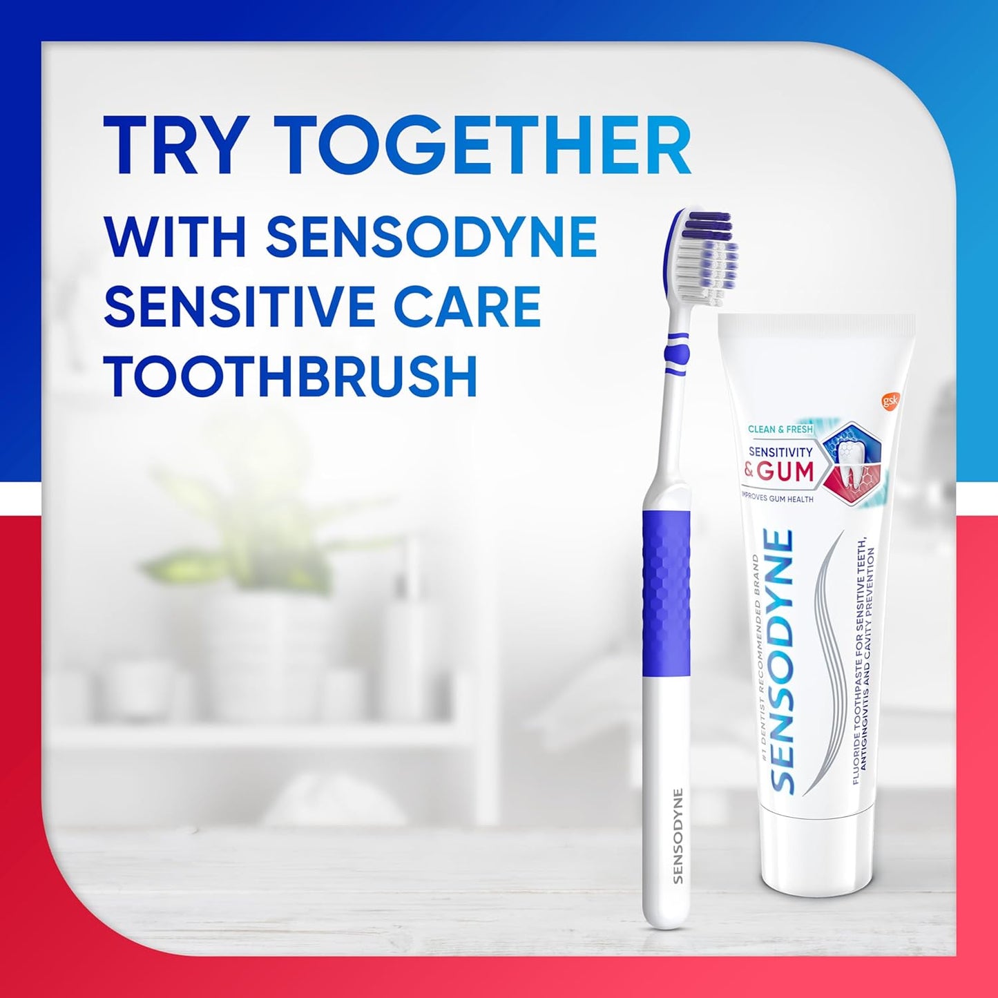Sensodyne Sensitivity & Gum Sensitive Pasta dental para gingivitis, tratamiento de dientes sensibles, Clean & Fresh - 3.4 oz (paquete de 4)