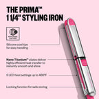 BaBylissPRO Nano Titanium Prima Ionic Hair Straightener - Plancha p...
