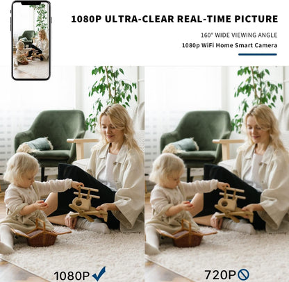 DazcnvGlide Hidden Camera - Spy Cameras - Nanny Cam - WiFi Wireless...