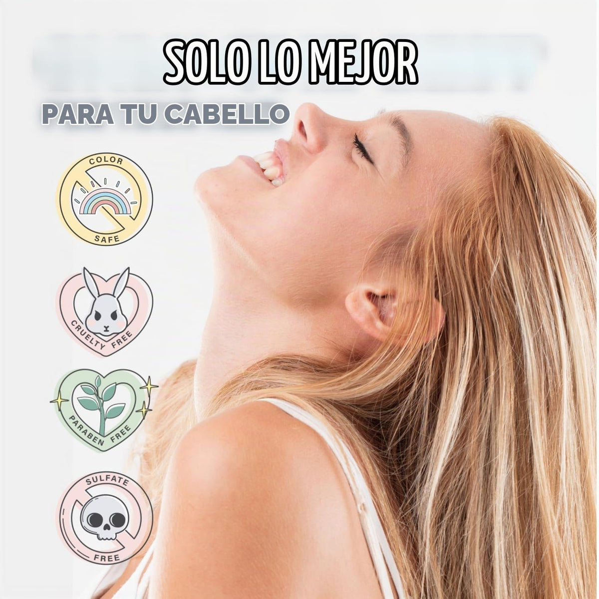 Luseta Juego de Champú y Acondicionador con Ácido Salicílico para H...