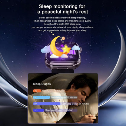 Reloj inteligente Desong con auriculares, pantalla HD de 2.02",...