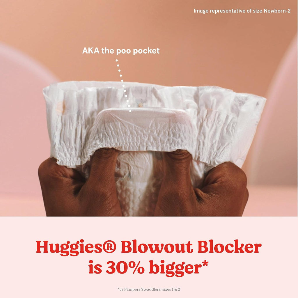 Pañales de bebé Huggies Little Snugglers, talla 3 (7-13 kg), 68 uni...