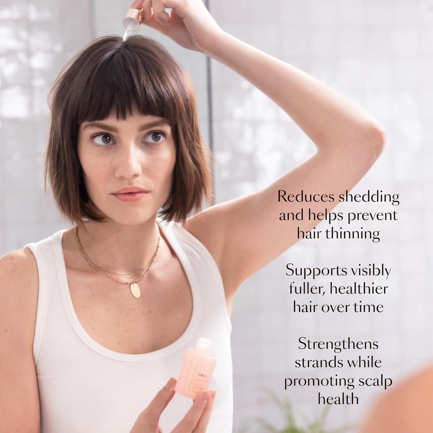 VEGAMOUR GRO Hair Serum for Hair Thinning &amp; Shedding, Thicker F...