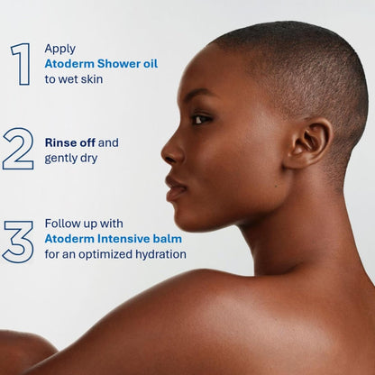 Bioderma - Atoderm - Aceite limpiador para pieles sensibles muy secas - Cara y cuerpo - Alivia las molestias - 6.7 onzas líquidas (paquete de 1)