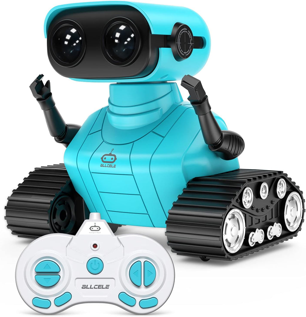 ALLCELE - Robot juguete, robots RC recargables para niños, juguete...