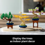 LEGO Botanicals - Juego de construcción de mini árboles bonsái, blo...