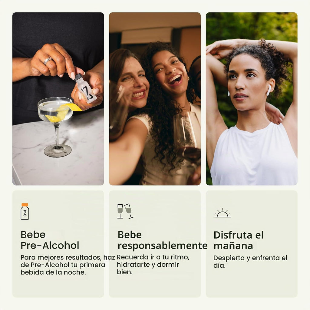 ZBiotics \u2014 Siéntete mejor después de beber, despierta renovado...
