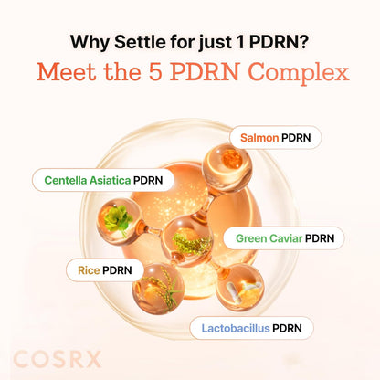 COSRX 5-PDRN Parches complejos de gel de colágeno para el aspecto d...