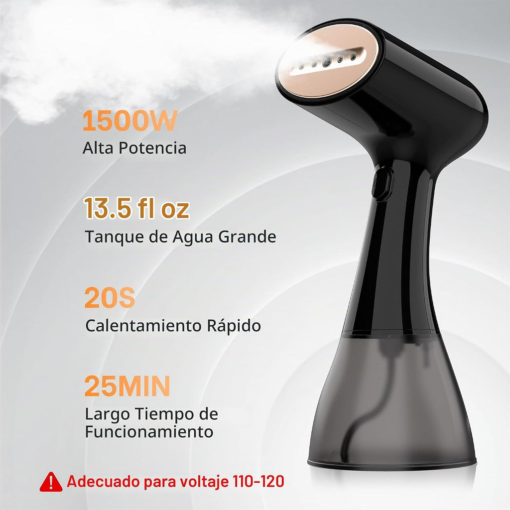 GS01 Vaporizador de ropa de mano, tanque de agua grande de 13.5 fl...