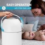 L.A. BABY Cubo Mágico para Pañales - Sistema Patentado 100% Libre d...