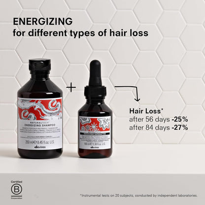 Davines Naturaltech ENERGIZING Tratamiento superactivo, reduce la pérdida de cabello, mejora el tono del cuero cabelludo y reduce la producción de sebo, 3.38 onzas líquidas