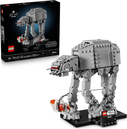 LEGO Star Wars at-at Walker - Juego de construcción para adultos, a partir de 18 años, coleccionable y decoración de habitación para oficina, dormitorio o estante de libros, actividad para hombres