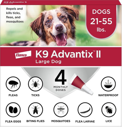 K9 Advantix II Tratamiento y prevención de pulgas, garrapatas y mos...