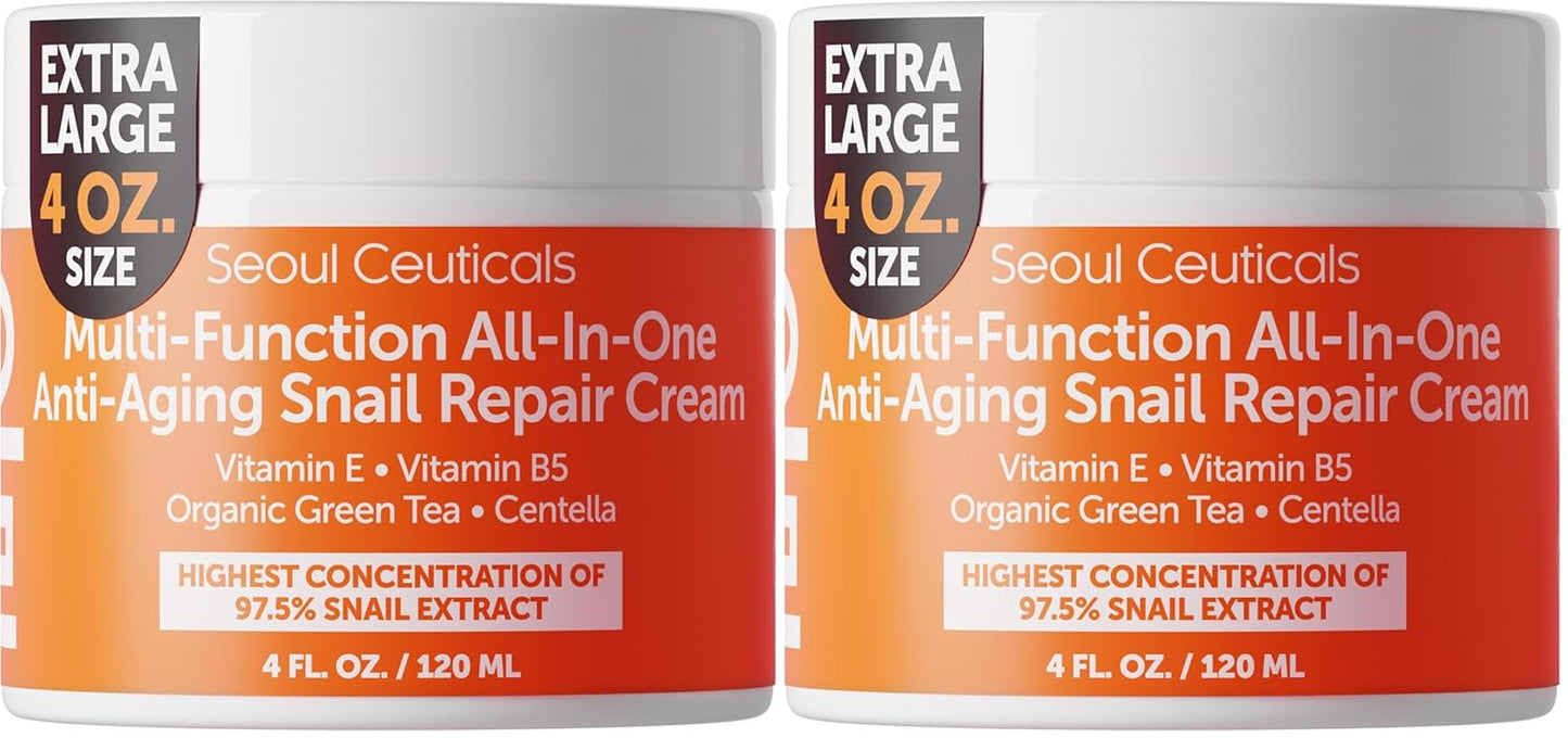 SeoulCeuticals K Beauty - Crema hidratante de mucina de caracol gra...