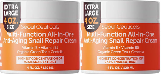 SeoulCeuticals K Beauty - Crema hidratante de mucina de caracol gra...