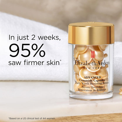 Elizabeth Arden Cápsulas de Suero Facial con Ceramida Avanzada, Reg...