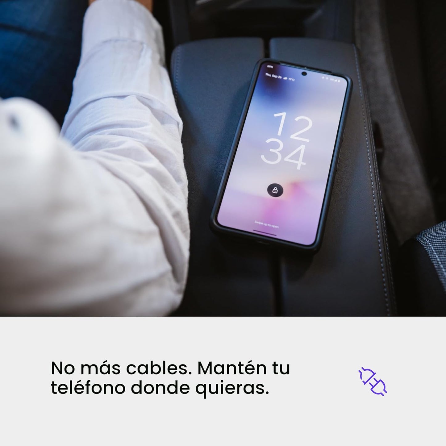 AAWireless Dos – Adaptador automático inalámbrico Android – Convertir Android Auto con cable de fábrica a inalámbrico – Bluetooth & Wi-Fi Auto Connect – Fácil Plug & Play – Botón multifunción – Hecho