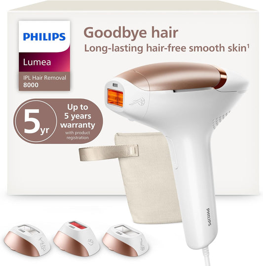 Philips Lumea Serie 8000 Dispositivo de Depilación IPL, Reducción P...