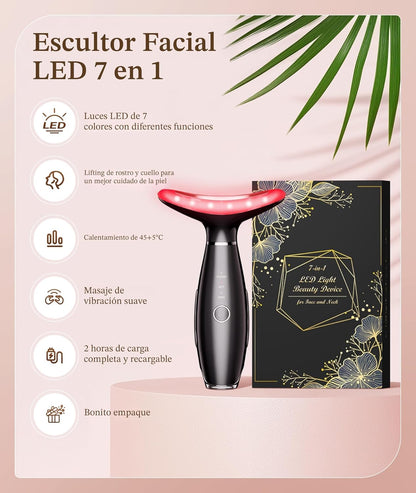 Dopsikn Máquinas Galvanicas de 7 Colores - Terapia de Luz Roja para...