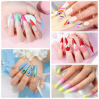 COSCELIA Kit de esmalte de uñas en gel de 53 piezas con luz UV y ki...