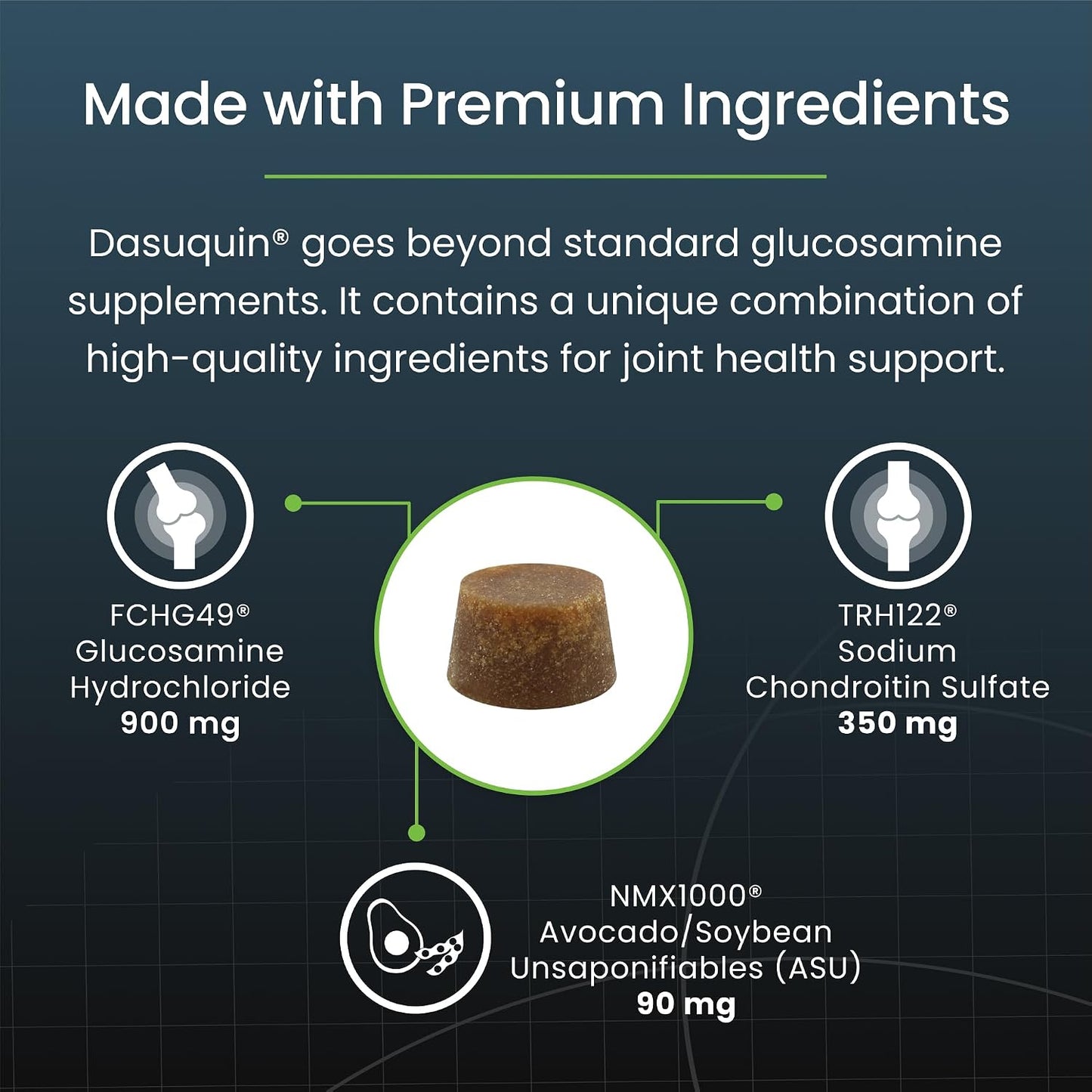 Nutramax Dasuquin para perros grandes, suplemento para la salud de...