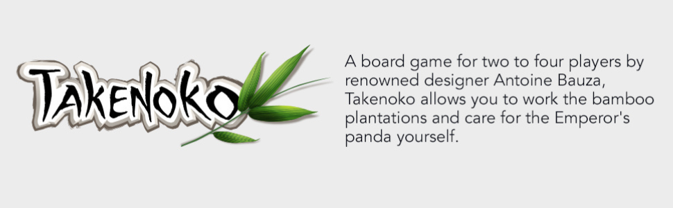 Juego de mesa Takenoko - Juego de estrategia del jardín de bambú con miniaturas de pandas, juego familiar divertido para niños y adultos, a partir de 8 años, 2-4 jugadores, tiempo de juego de 45